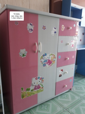 Tủ Nhựa Hồng Hello kiity