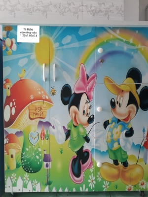 Tủ Nhựa Chuột Mickey