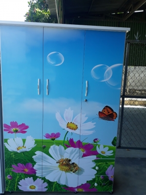 Tủ Nhựa bướm hoa